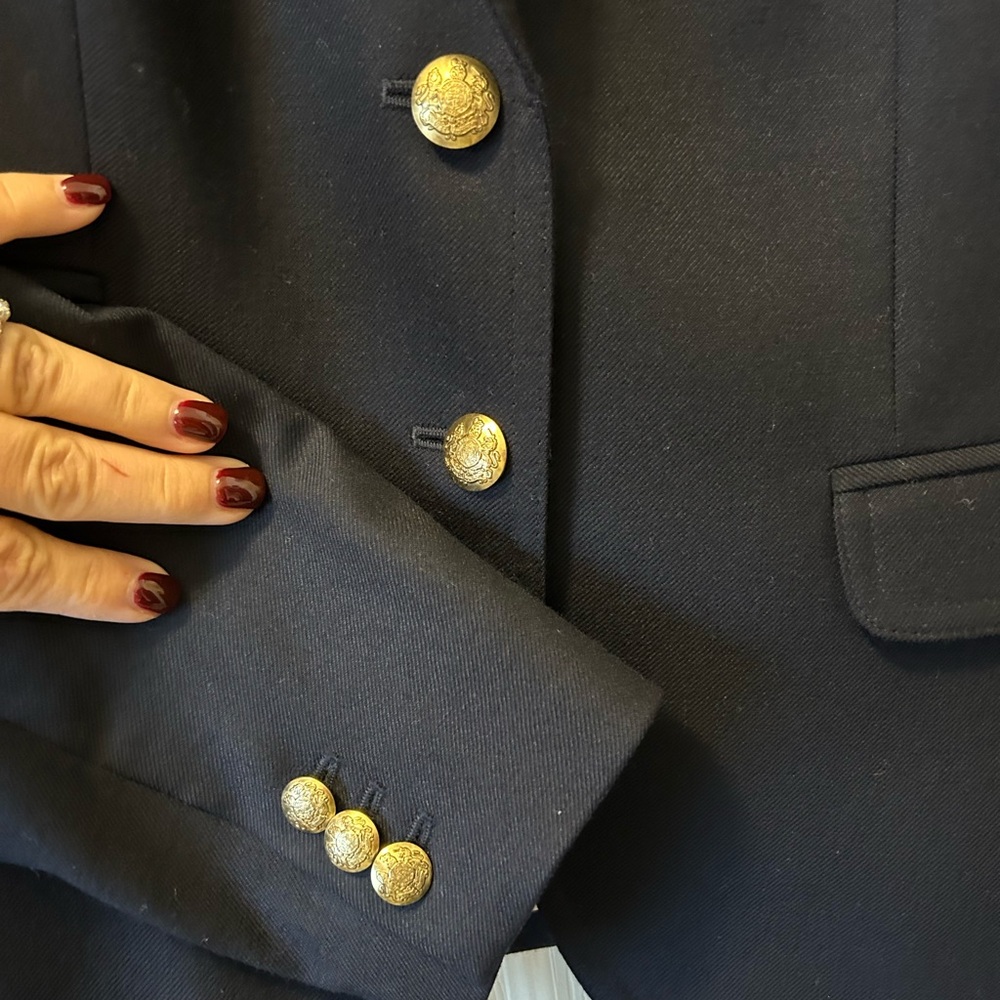 JCrew Navy Schoolboy Blazer